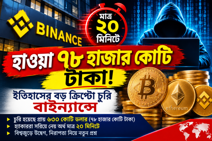 ক্রিপ্টো চুরি বাইন্যান্সে